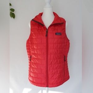Patagonia Nano Puff Vest Large Windproof Water
Resistant Red Large
